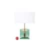 Paire de lampes en verre de Murano, irisé vert. 20e-21e siècle. LS6401609J 14