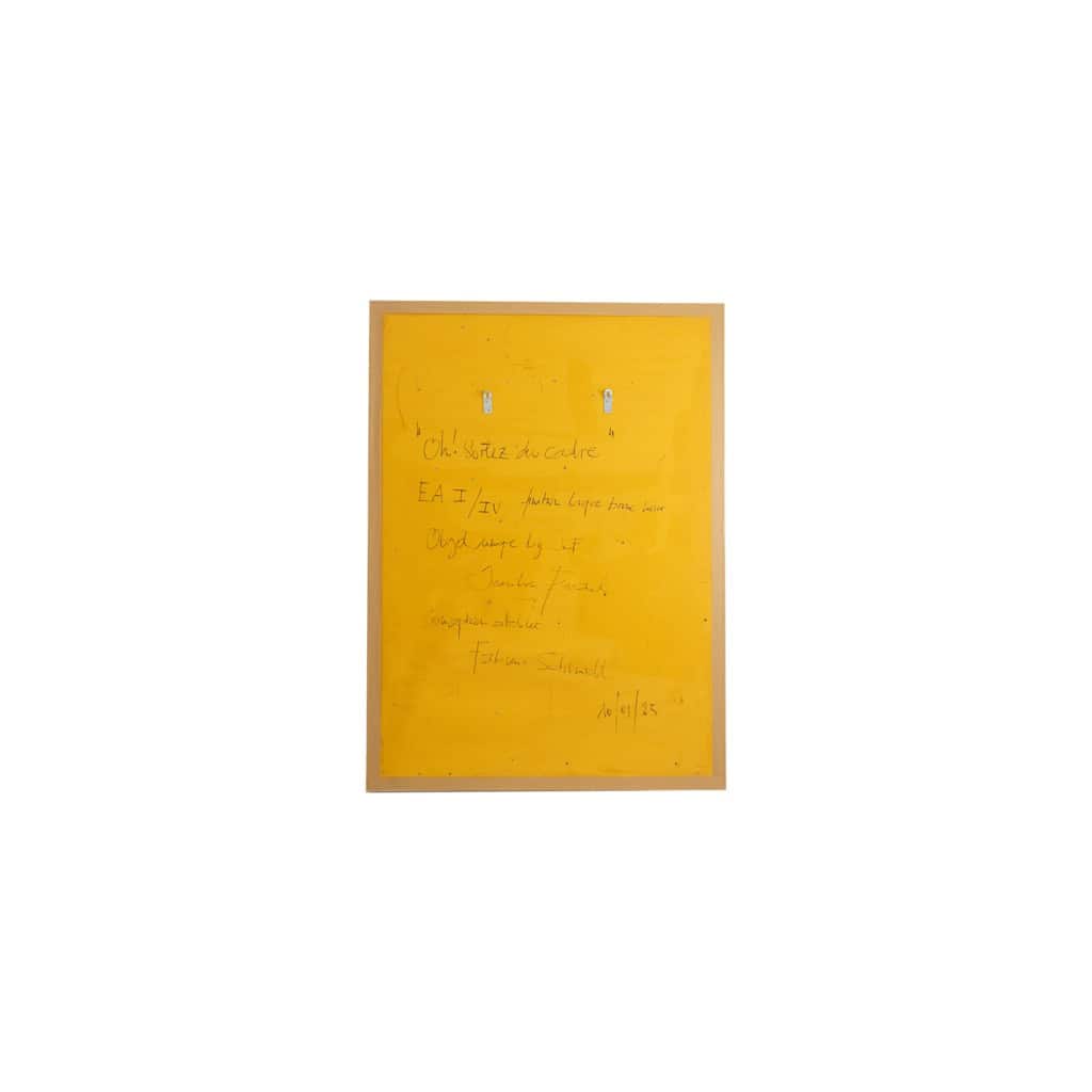 Grand panneau en bas-relief « Oh ! Sortez du cadre ! ». Contemporain. LS64283009Y 5