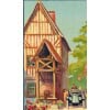 Affiche Tourisme Originale, Alo, Pont-Audemer, Auberge du Vieux Puits, Voyage, Transport, Normandie, Petite Venise, Automobile, Colombages, 1922 9
