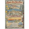 Affiche Tourisme Originale, Art Nouveau, Chemins de Fer du Sud, PLM, Transport, Voyage, Trains, Côte d’Azur, Grasse, Hyères, St Raphaël, St Tropez, Meyrargues, Fleurs, Citron, Citronnier, Olive, c.1890 10