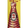 Affiche Originale, Rick Cursat, Joker, Jus de Fruits, Boisson, Bouteille, Pomme, Raisin, Grappe, Agrume, Liquide, Mâcon, c.1960 12