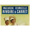 Affiche Art Nouveau Originale, Macaroni et Vermicelle, Rivoire et Carret, Pâtes, Spaghetti, Cuisine, Alimentation, Nourriture, Restaurant, Chef, Marmite, Casserole, Poêle, Lyon c.1900 10