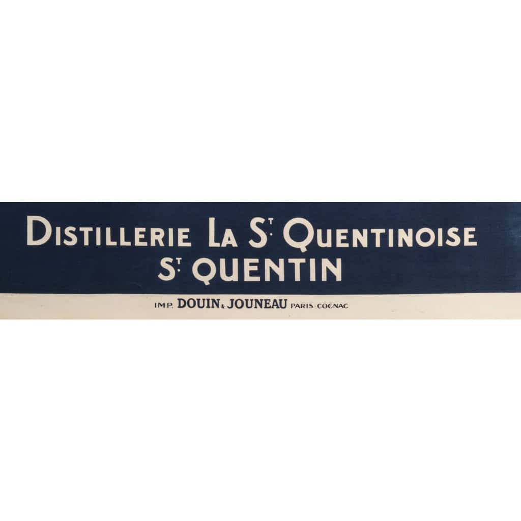 Affiche Originale, Fleurette, Liqueur d’Anis, Distillerie St Quentinoise, Anisette, Alcool, Apéritif, Boisson, Pastis, St Quentin, Henri IV, Roi, 1925 6
