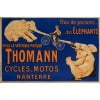 Affiche Originale, Thomann, Cycles, Motos, Cyclisme, Cycliste, Bicyclette, Vélo, Deux Roues, Coureur, Vélomoteurs, Motos, Motocycle, Mobylette, Bécane, Elephants, Nanterre, 1926 7