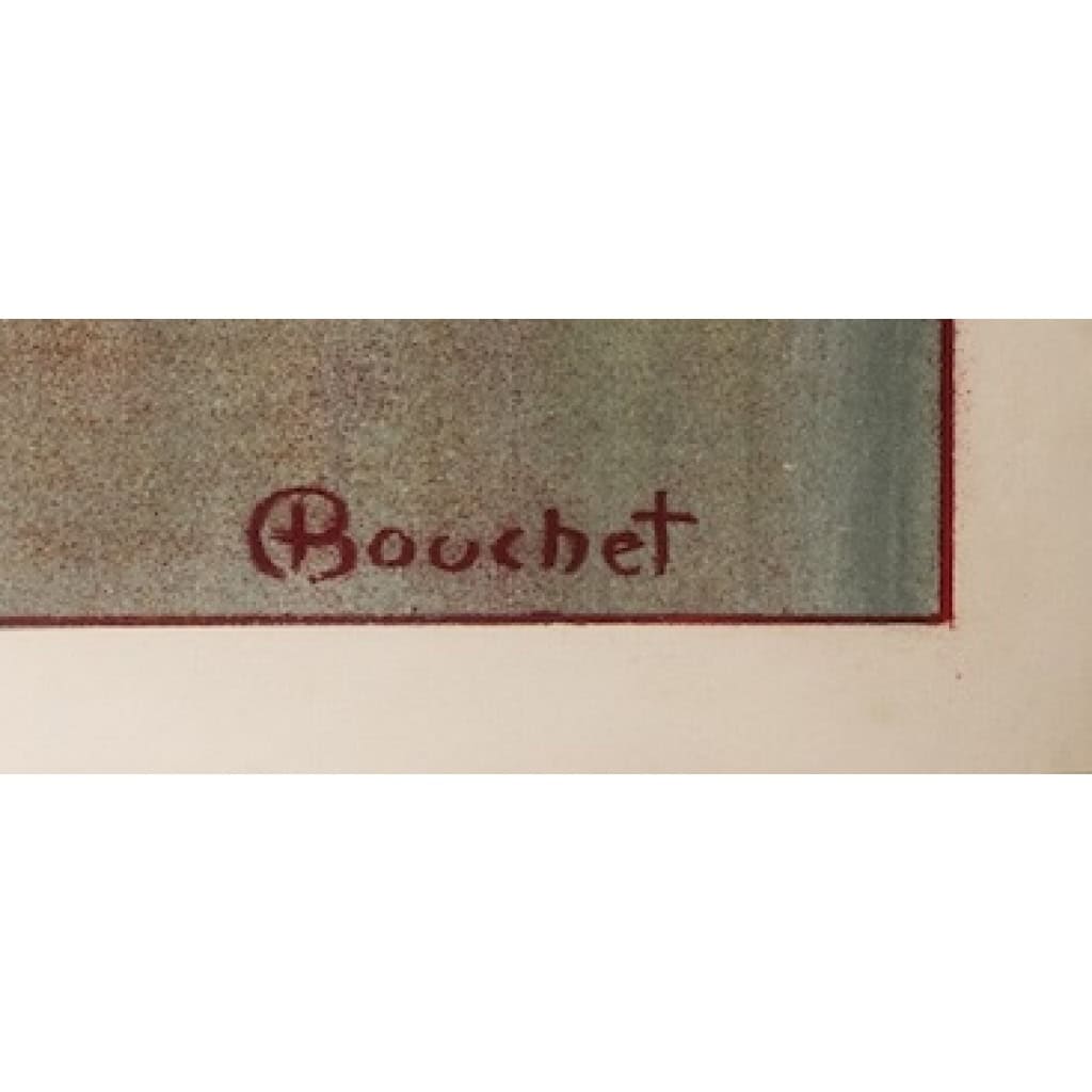 Affiche Originale, Camille Bouchet, Cognac Jacquet, Alcool, Liqueur, Spiritueux, Eau de Vie, Vin, Distillerie, Boisson, Bouteille, Paon, Jardin, Roses, c.1915 7