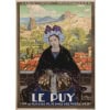 Affiche Tourisme Originale, Joseph de La Nézière, Le Puy, PLM, Chemins de Fer, Trains, Autocars, Transport, Voyage, Puy-en-Velay, St Michel d’Aiguilhe, 1925 8