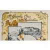 Affiche Art Nouveau Originale, Géojan, Les Grands Crus du Bordelais, Alcool, Boisson, Bouteille, Vin, Vignoble, Vigne, Vigneron, Viticulteur, Raisin, Cépage, Bordeaux, Château Margaux, Château Lafite, Château Yquem, Château Haut Brion, Fleurs, 1899 13