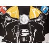 Affiche Originale, René Gruau, Bemberg, Mode, Textile, Tissu, Veste, Doublure, Couture, Motos, Bécane, Deux Roues, Motard, Biker, Pilote, 1975 10