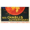 Affiche Art Déco Originale, Henry Le Monnier, La Chablisienne, Chablis, Alcool, Liqueur, Distillerie, Vin, Vignoble, Vigne, Vigneron, Viticulteur, Cépage, Raisins, Boisson, Bouteille, Femme, Robe, Globe, 1926 15
