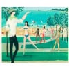 Affiche Originale, Jean-Denis Maclès, La Baule, Bretagne, Tourisme, Voyage, Casino, Golf, Tennis, Plage, Sable, Mer, Voilier, Station Balnéaire, c.1959 8