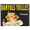 Affiche Art Nouveau Originale, Marcellin Auzolle, Banyuls Trilles, Quinquina, Apéritif, Distillerie, Alcool, Boisson, Bouteille, Verre, Spiritueux, Vin, Eau de Vie, Quinine, Perpignan, Bordeaux, c.1910 10