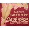 Affiche Art Nouveau Originale, Leopoldo Metlicovitz, Liane Fleurie, Sauzé Frères, Parfum, Parfumeur, Eau de Cologne, Eau de Toilette, Cosmétique, Senteur, Odeur, Arôme, Femme, Fleurs, Rose, Nu c.1910 11