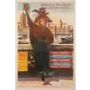 Affiche Tourisme Originale, Arsène Naulez, Chemins de Fer, Transport, Voyage, Paris, Londres, Brighton, Westminster, Big Ben, La Tamise, 1904 9
