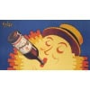 Affiche Originale, Robys, Monsoleil, Alcool, Vin, Guillot, Vignoble, Vigne, Raisin, Bouteille, Boisson, Saint-Etienne, Soleil, Chapeau, c.1940 10