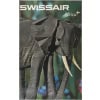 Affiche Tourisme Originale, Nikolaus Schwabe, Swiss Air, Africa, Afrique, Transport, Voyage, Aviation, Avion, Vol, Elephant, Papier, Collage, 1961 7