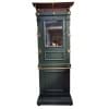 Vestiaire en placage de noyer peint en vert. 16