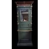 Vestiaire en placage de noyer peint en vert. 15