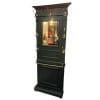 Vestiaire en placage de noyer peint en vert. 14