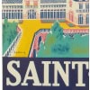 Affiche Originale, Roger de Valerio, Saint-Nectaire, Auvergne, Station du Rein, Casino, Golf, Station Thermale, Thermes, Bains, Montagne, Eau, c.1930 10