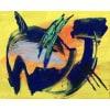 SCHNEIDER Gérard Sans Titre 1977 Acrylique Gouache Sur Papier Signé Daté 1977catalogue Raisonné 14