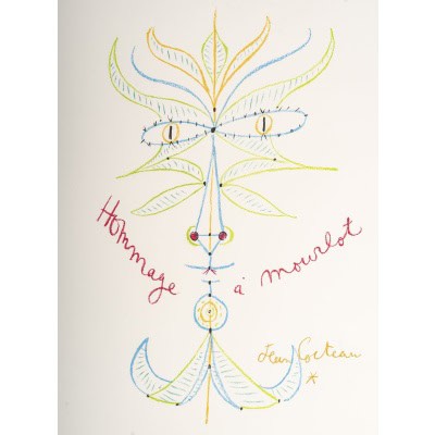 Lithographie par Jean COCTEAU