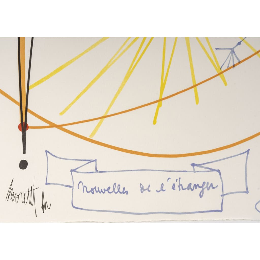 Lithographie par Raymond MORETTI et Jean COCTEAU 6