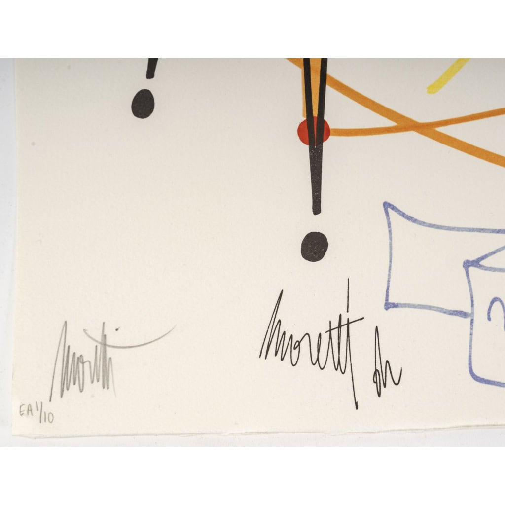 Lithographie par Raymond MORETTI et Jean COCTEAU 7
