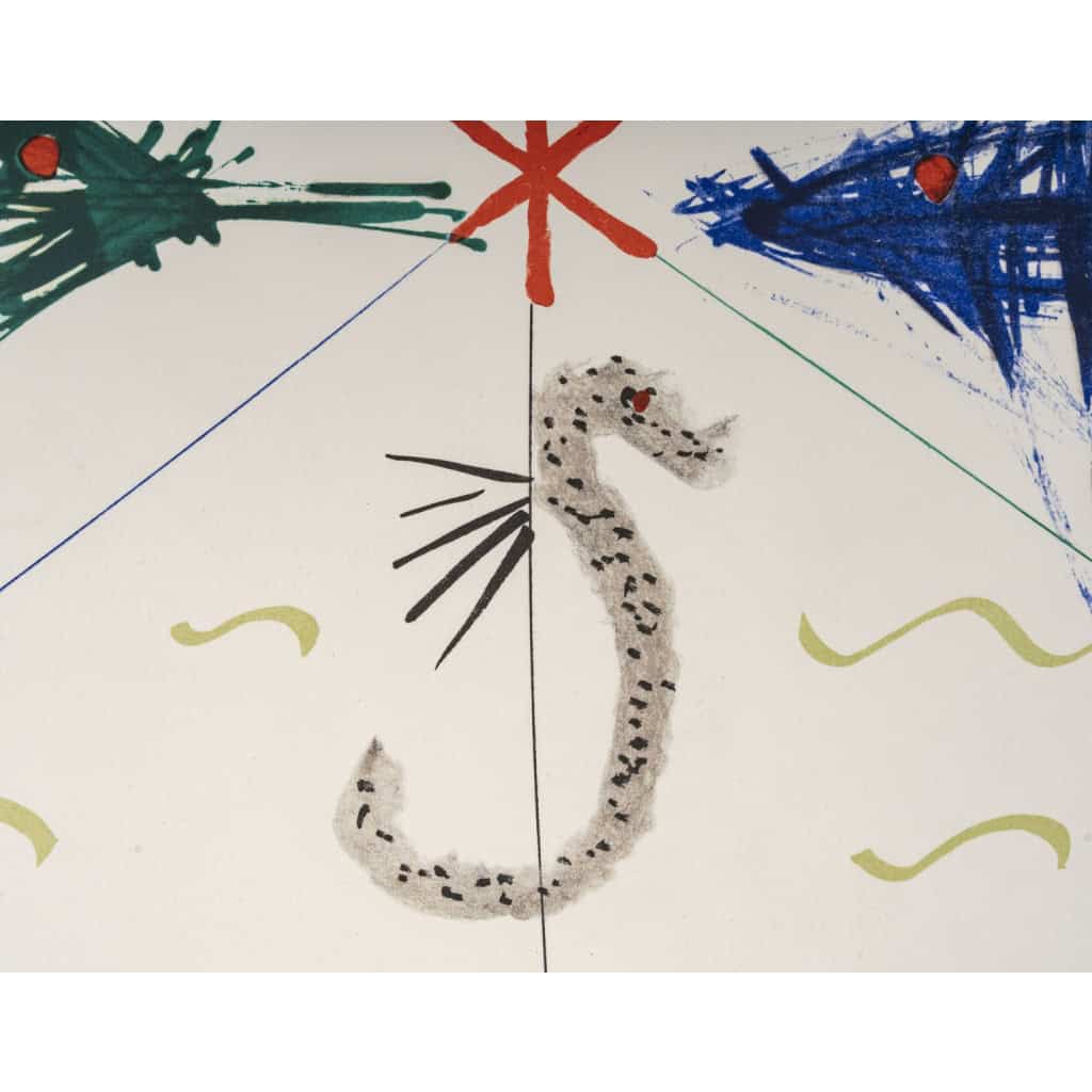 Lithographie originale par Raymond MORETTI et Jean COCTEAU 6