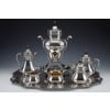 A. AUCOC – Service THE/CAFE 6 pieces argent XIXè 30