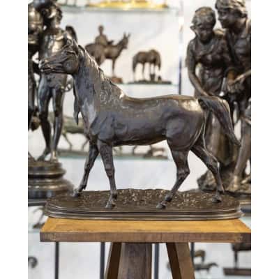 Sculpture – La Jument Normande , Pierre – Jules Mêne (1810-1879) – Bronze