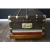 Malle Goyard cabine 110 cm en toile a chevrons 30