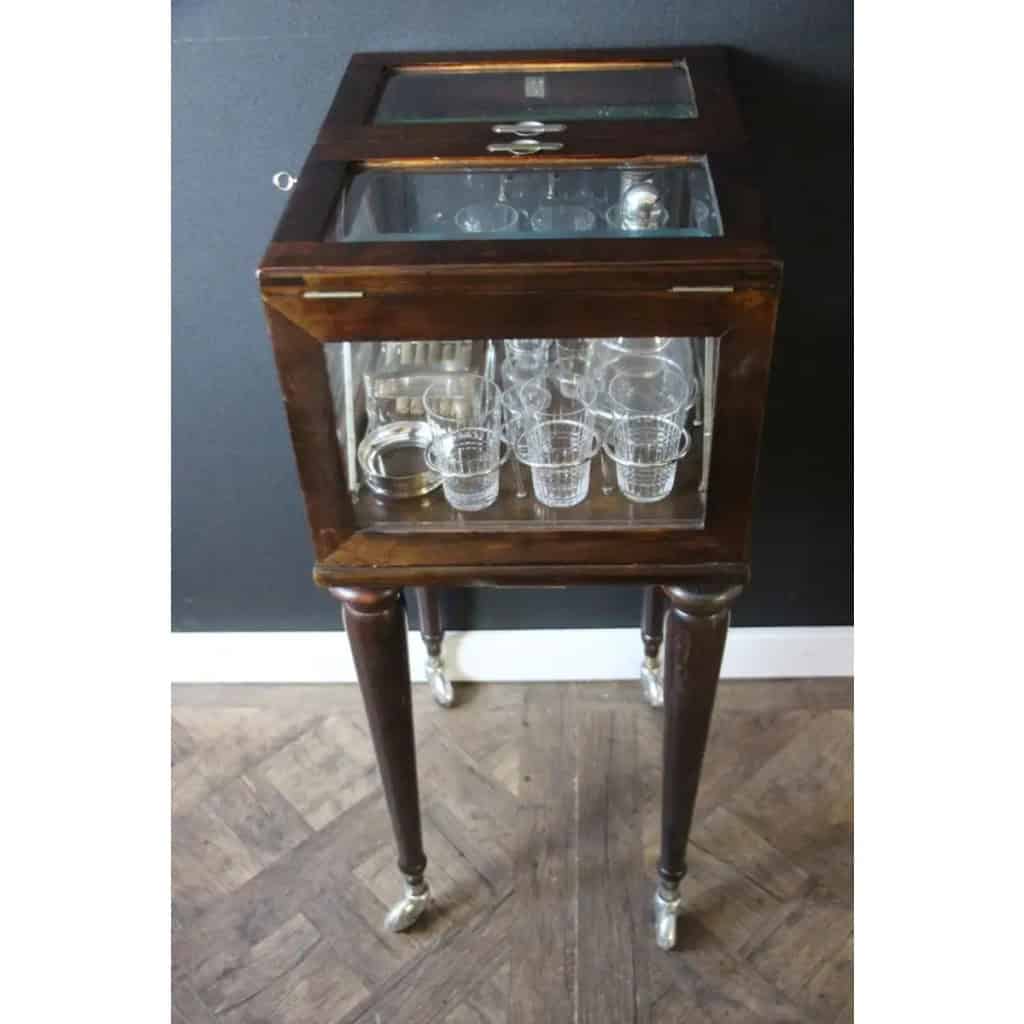 Meuble bar à système, meuble bar pliant, meuble bar d’appartement, meuble bar vintage 12