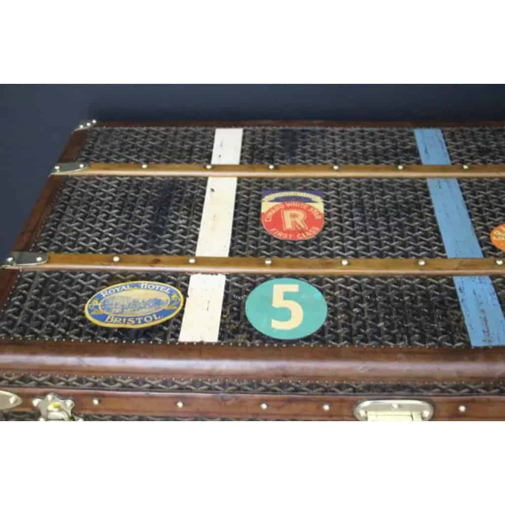 Malle Goyard courrier 100 cm des années 1920-1930 18