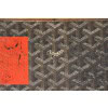 Malle Goyard cabine 110 cm en toile a chevrons 37