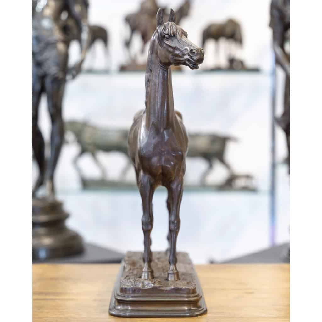 Sculpture – Le Cheval Kaolin , Alfred Dubucand (1828 – 1894) – Bronze 7