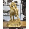 Sculpture – Group Of Arabian Horses , Pierre-Jules Mêne (1810-1879) ​​​​​​​- Bronze 22