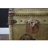 Malle Moynat des années 1920 en velin beige, Malle Moynat cabine de 100cm 17