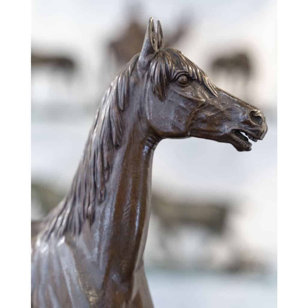 Sculpture – Le Cheval Kaolin , Alfred Dubucand (1828 – 1894) – Bronze 10