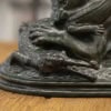 Sculpture – Tiger Devouring a Gharial, Antoine – Louis Barye (1795-1875) – Bronze 13
