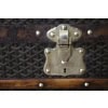 Malle Goyard cabine 110 cm en toile a chevrons 24