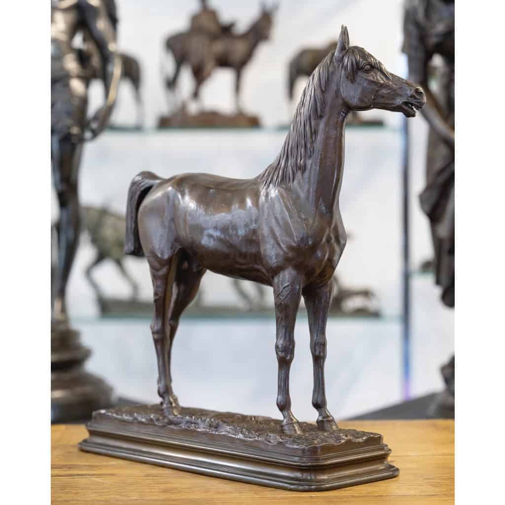 Sculpture – Le Cheval Kaolin , Alfred Dubucand (1828 – 1894) – Bronze 8