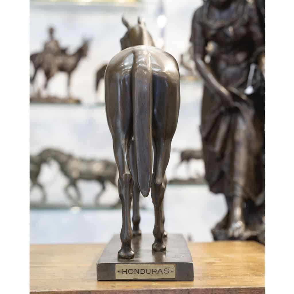 Sculpture – Cheval « Honduras » , Willem Krieger (1877-1945) – Bronze 6