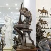 Sculpture – Oysel Le Troubadour , Émile Boisseau (1842-1923) – Bronze 13