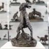 Sculpture – Chienne Setter « MISS » , Arthur Marie Gabriel Comte du Passage (1838-1909) – Bronze 19