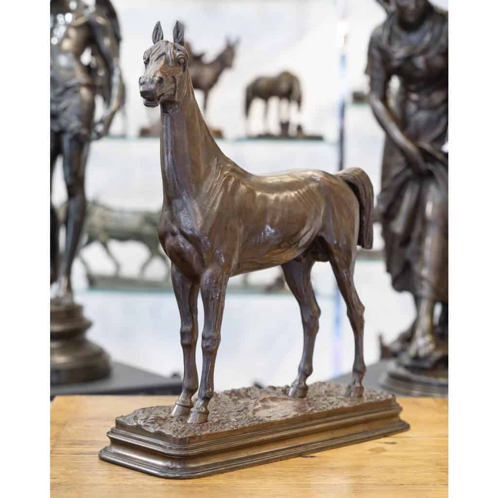 Sculpture – Le Cheval Kaolin , Alfred Dubucand (1828 – 1894) – Bronze 4
