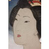 Toile peinte représentant un personnage de style asiatique. Contemporain. LS6342B675H 12