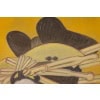 Toile peinte représentant une japonaise. Travail contemporain. LS6342676/1 12