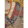 Toile peinte représentant une japonaise. Travail contemporain. LS6342676/1 13