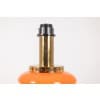 Pair of orange glass lamps. 1970s. LS6353387A 23