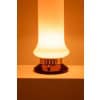 Pair of orange glass lamps. 1970s. LS6353387A 24